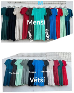 šaty kratší varianta , větší vínové