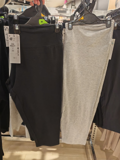 BAVLNĚNÉ 3/4 ČERNÉ, 2XL
