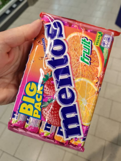 mentos fruit, bal