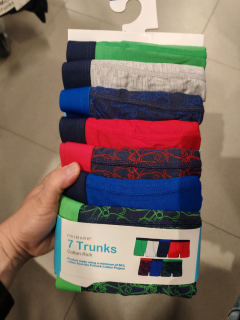 trenky barevné, 152