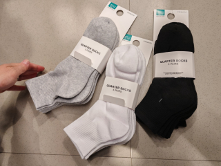 ponožky černé, 40/42