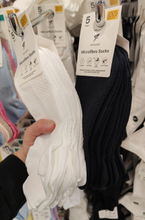 ponožky černé, 39/42