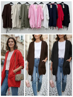 delší cardigan černý